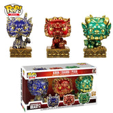 Funko POP Asia Auspicious Beast Kirin Suanni Pixiu 3 Pack