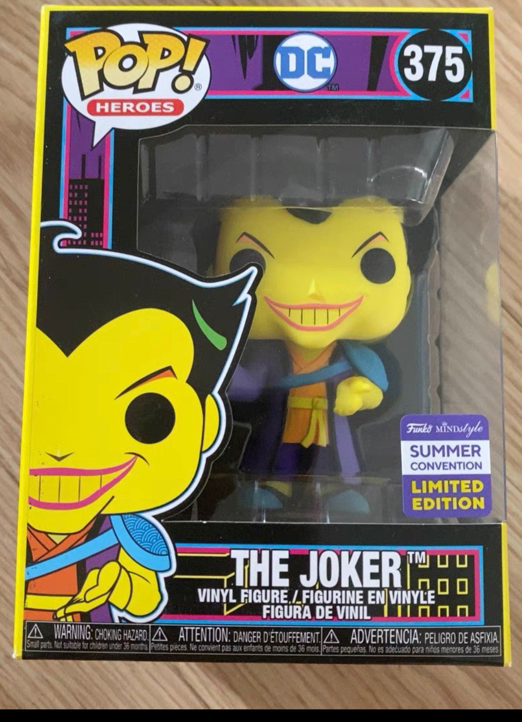 Funko POP Heroes DC The Joker Summer Convention Limited Edition #375