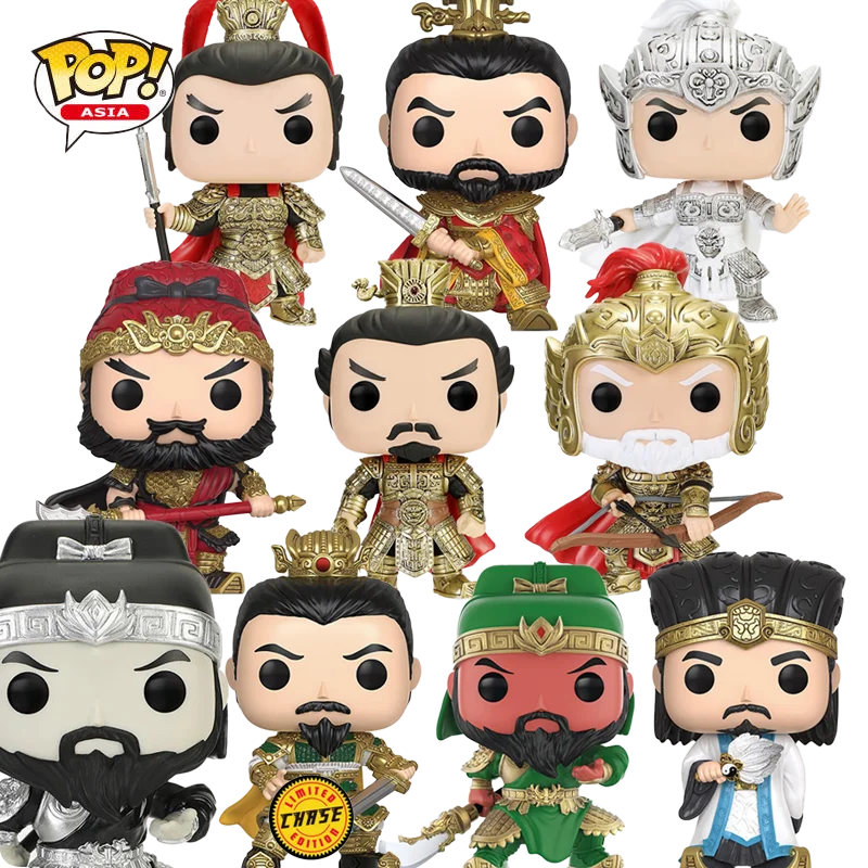 Funko POP 亞洲系列 三國演義 全套9個將軍 [免費贈送 隱藏版關羽 Chase]